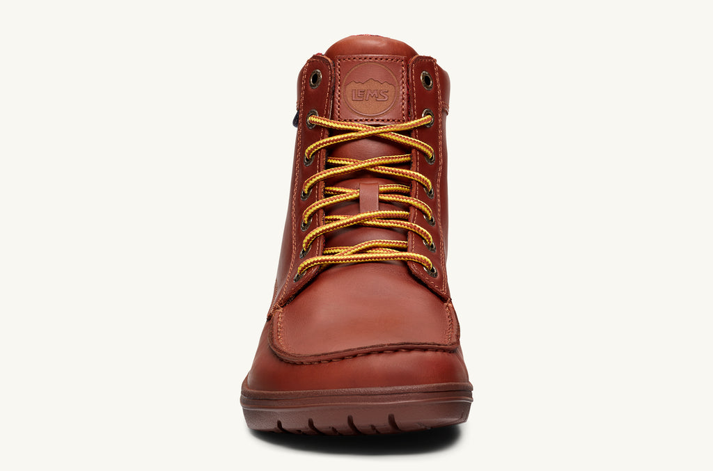 Lems Leder Stiefel Boulder Damen Tiefesrot | TNS324EK