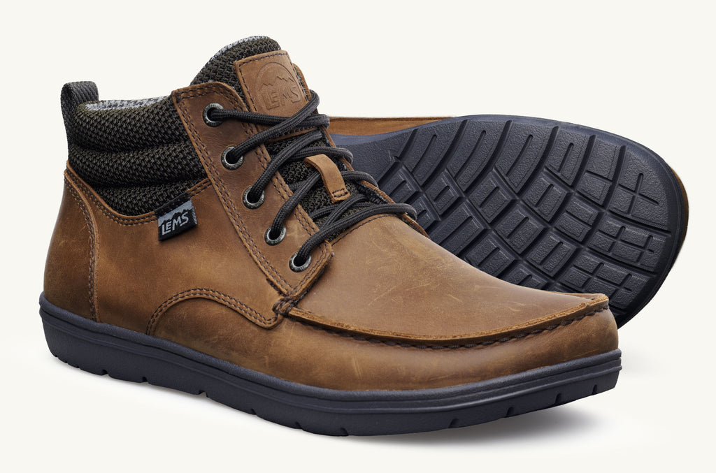 Lems Leder Stiefel Boulder Herren Braun | OHY7342GI