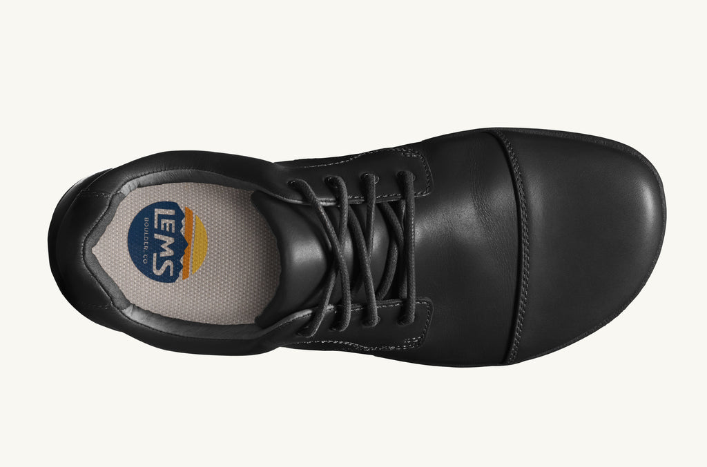 Lems Lederschuhe Nine2Five Herren Schwarz | ASI4883XU