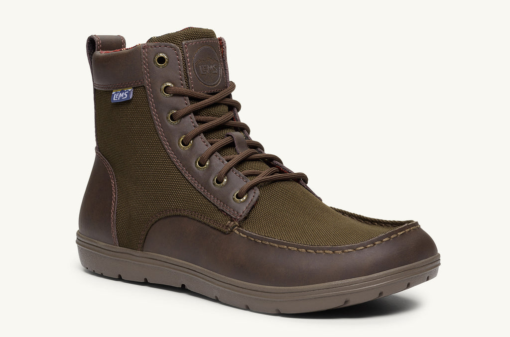 Lems Nylon Stiefel Boulder Herren Olivgrün | USC8224DP