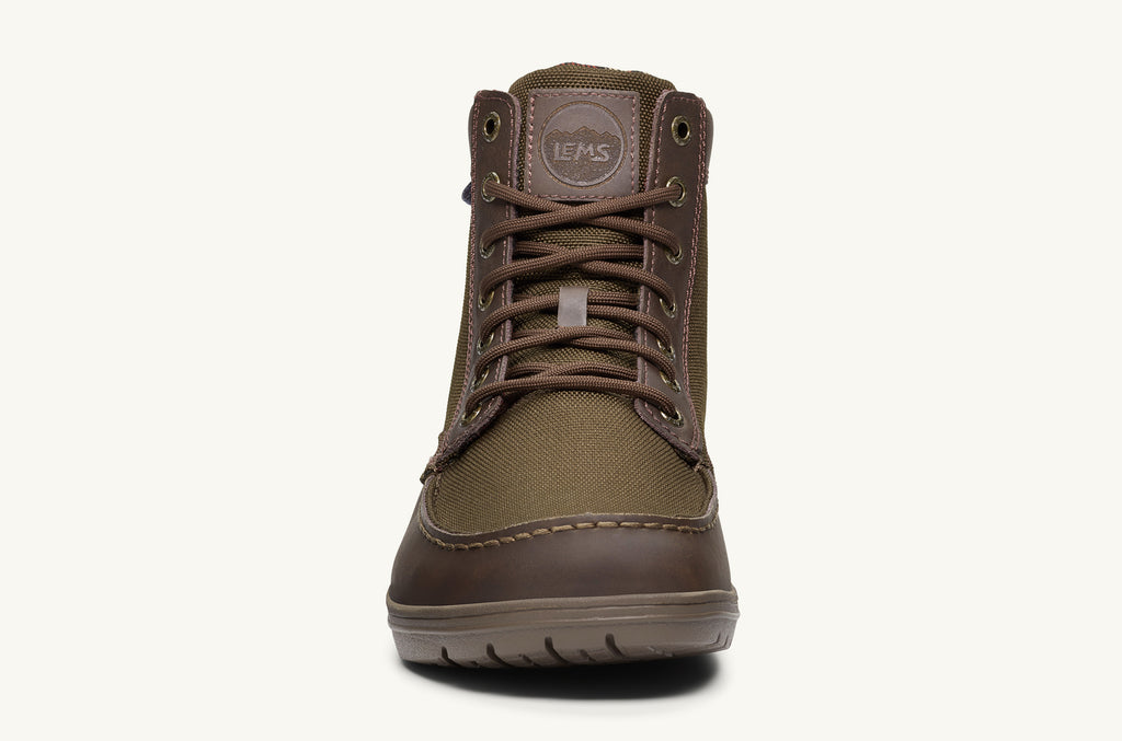 Lems Nylon Stiefel Boulder Herren Olivgrün | USC8224DP