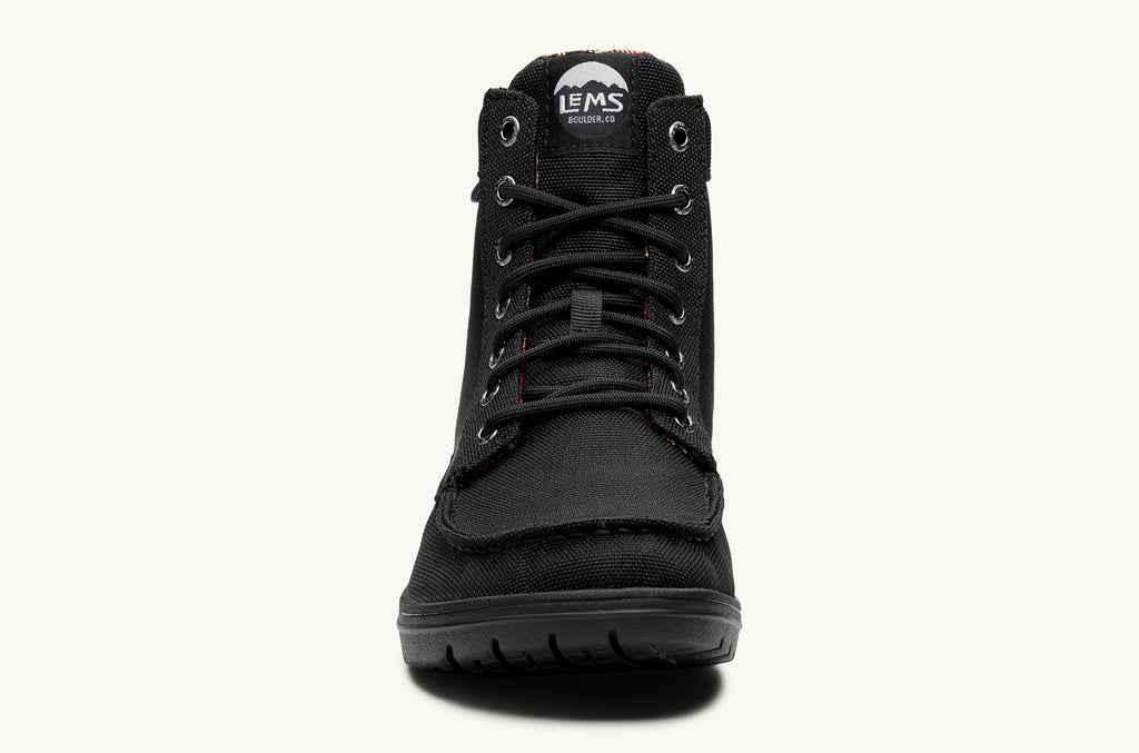 Lems Nylon Stiefel Boulder Herren Schwarz | EMQ1267XF