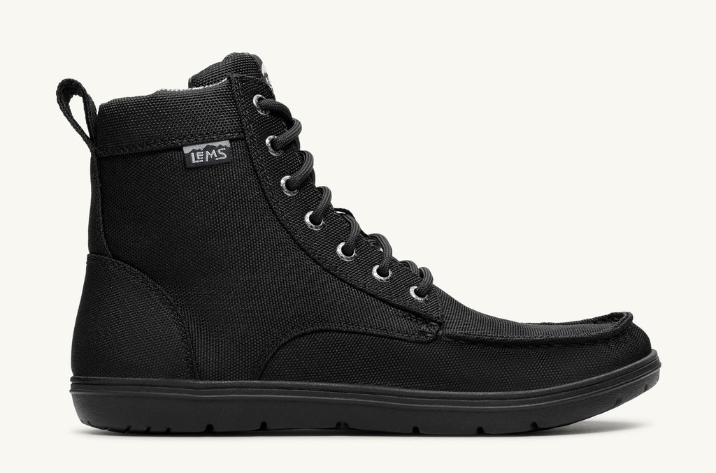 Lems Nylon Stiefel Boulder Herren Schwarz | EMQ1267XF