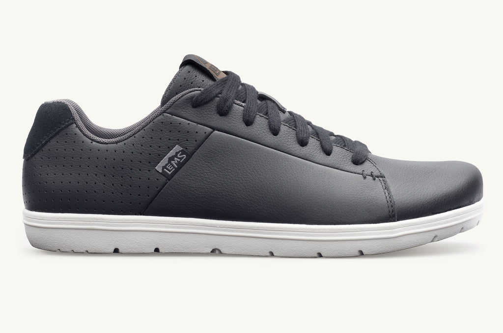 Lems Schnürschuhe Kourt Herren Schwarz | ZHB6161PM