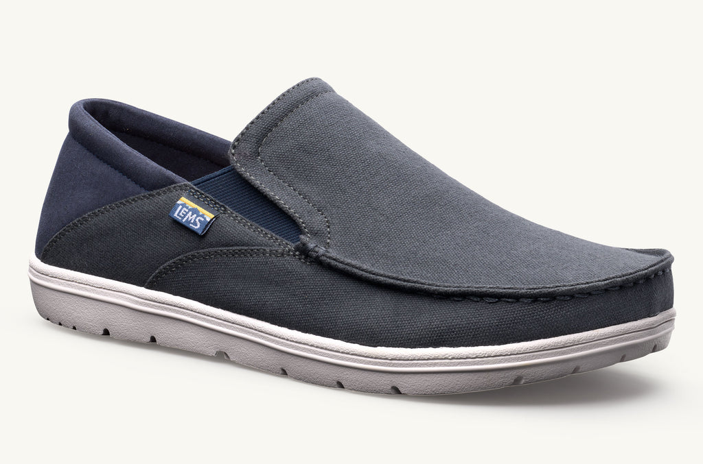 Lems Slip On Schuhe Drifter Damen Grau Navy | KRO4255EM