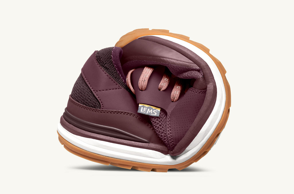 Lems Sneakers Mesa Damen Tiefesrot | YRC587ML