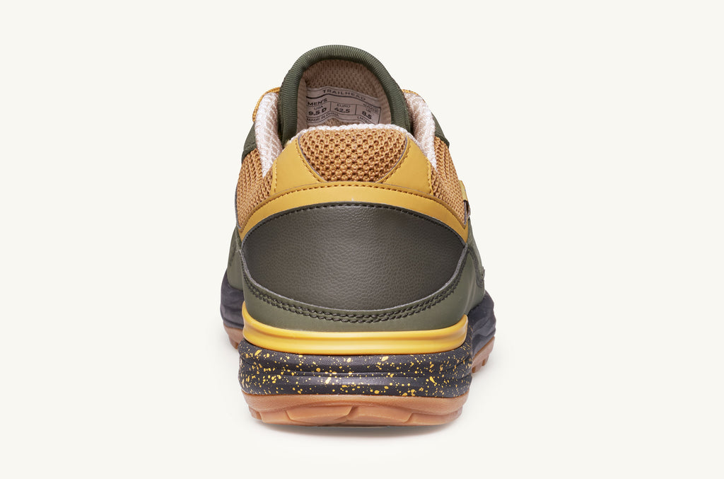 Lems Sneakers Trailhead Herren Olivgrün Gelb | GBZ319SB