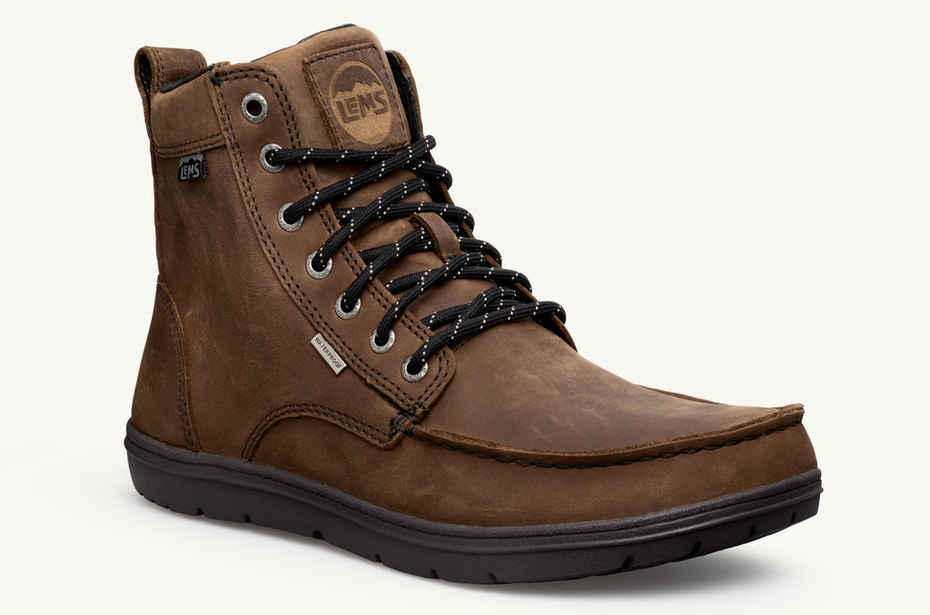 Lems Wasserdichte Stiefel Boulder Damen Dunkelbraun | RUS3729CL
