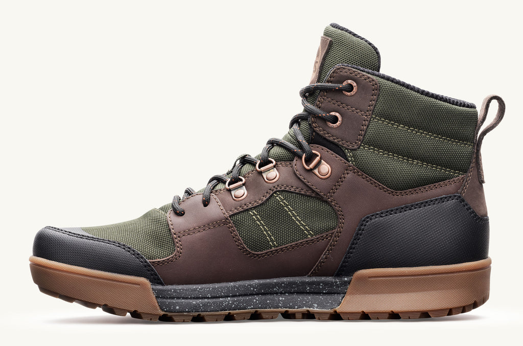 Lems Wasserdichte Stiefel Outlander Herren Olivgrün Braun | HOP2957QT