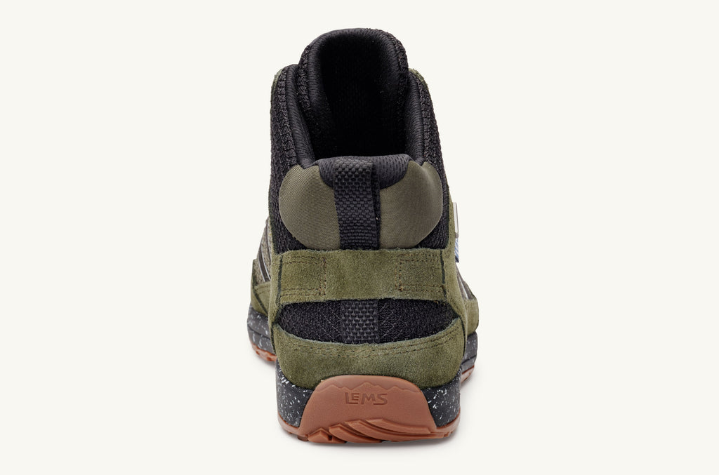 Lems Wasserdichte Stiefel Primal Pursuit Mid Damen Olivgrün Schwarz | WVS7699IS