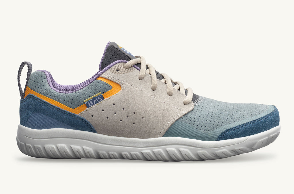Lems Wildleder Sneakers Primal Zen Damen Blau Grau | VZO6090WW