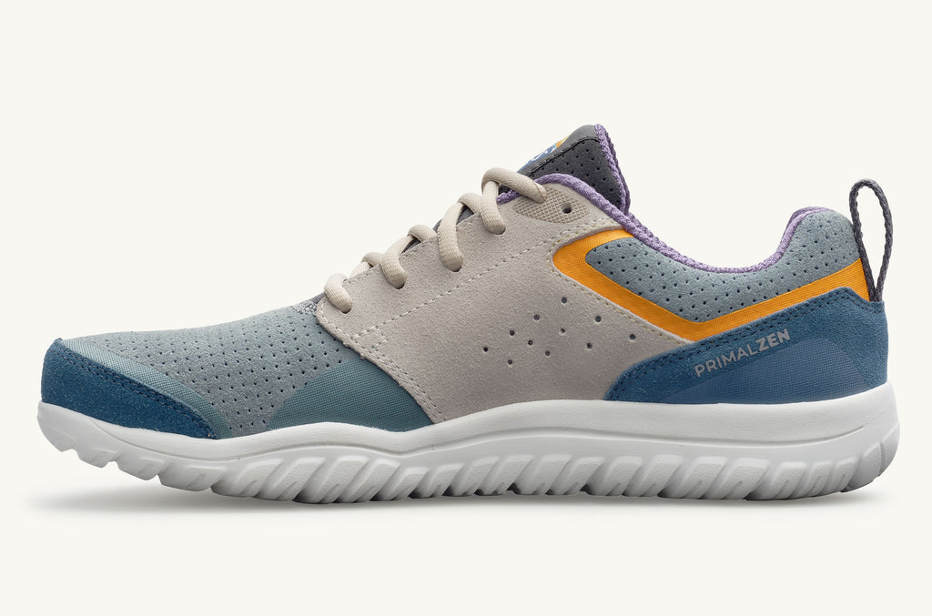 Lems Wildleder Sneakers Primal Zen Damen Blau Grau | VZO6090WW