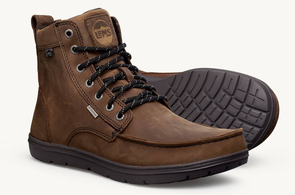 Lems Wasserdichte Stiefel Boulder Herren Braun | PNN607UV